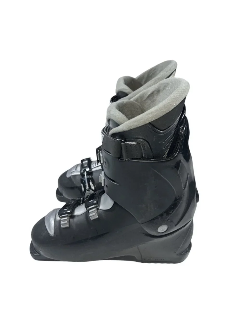 Salomon Mens Performa 4.99 SensiFit Black Gray Alpine Ski Boots Size 10.5